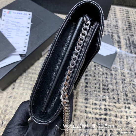 CASSANDRE YSL MATELASSÉ WALLET CHAIN 0823